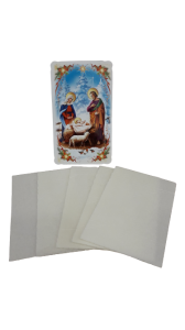 OPŁATEK 5xMAŁY+OBRAZEK ZESTAW 