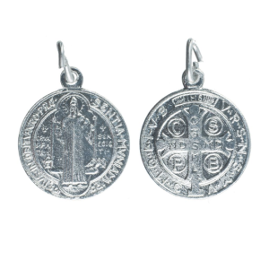 MEDALIK ŚW. BENEDYKTA 20 MM ALUMINIOWY