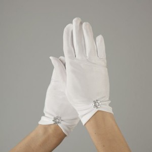 Rękawiczki komunijne pełne