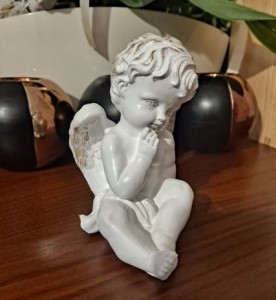 FIGURKA ANIOŁ  PODPARTY 12 CM AG53