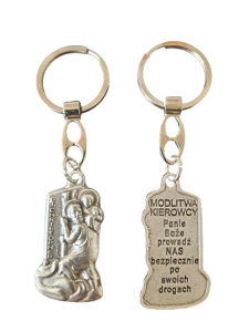 Brelok Św. Krzysztof + modlitwa
