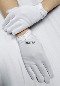 Rękawiczki komunijne pełne