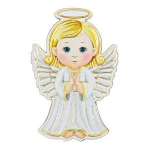 Aniołek zawieszka obrazek Sklejka 16 cm