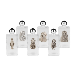 BUTELKA NA WODĘ ŚWIĘCONĄ SZKLANA