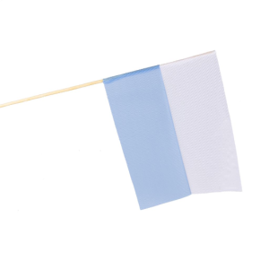 CHORĄGIEWKA  MARYJNA BIAŁO-NIEBIESKA TKANINA