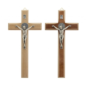 KRZYŻ DREWNIANY BENEDYKTYŃSKI 16 CM