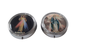 PUDEŁKO DO RÓŻAŃCA METALOWE